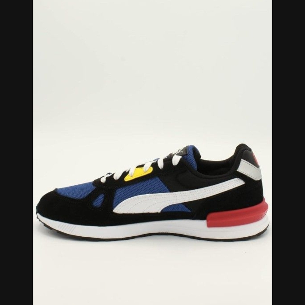 Puma Black and Blue Sneakers Modern Athletic Design